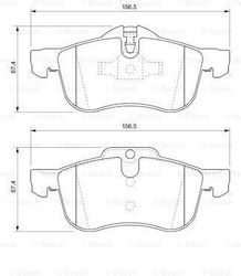 Bosch Brake Pad Set Disc Brake 0 986 424 758