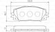 Bosch Brake Pad Set Disc Brake 0 986 494 198