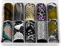 Luxorise Nail Art Just Animal Print Transfer Foil Set 10 Pcs Luxorise Nail Art Just Animal Print Transfer Foil Set 10 Pcs