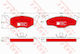Trw Gdb1274dte Brake Pad Set Disc Brake