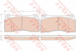 Trw Gdb1536 Brake Pad Set Disc Brake Trw Gdb1536 Brake Pad Set Disc Brake