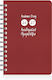 Academic Diary Spiral Ekdosis 2026-2027 Daily 14x21 Spiral Red Cherry 885