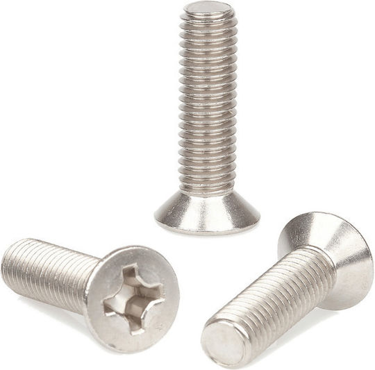 Inox Mare Cross Screw DIN 965 with Diameter M6 and Length 50mm M7688