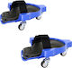 Relaxdays Knee Pads Wheels Blue Black 9x29.5x22 Cm