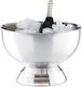 Relaxdays Champagners Simple Argintiu 11lt Cu Dimensiuni 23.5x36.5cm