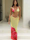 Set Bikini 3 Τεμαχίων Τριγωνάκι Κιτρινο