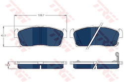 Trw Gdb1940bte Brake Pad Set Disc Brake