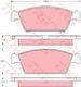 Trw Gdb3108 Brake Pad Set Disc Brake