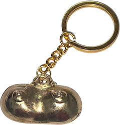 Diablo Picante Gold Metall Schlüsselanhänger Brüste