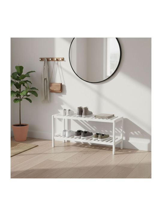 Shoe Organizer Made of Bamboo 70x24.5x33.5cm