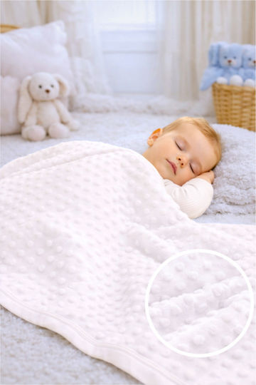 SteweHome Nursery Swaddling Cotton Multicolour Blanket 100x90cm