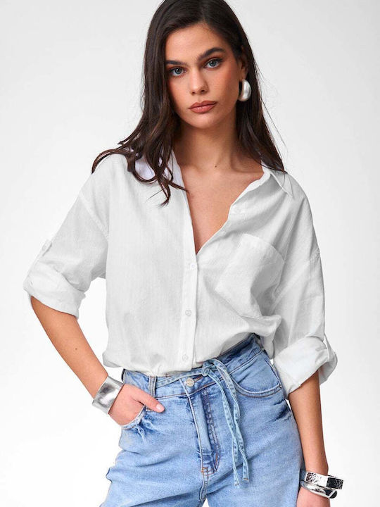 Long Sleeve Women's Shirt White