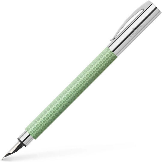 Faber-Castell Ambition Opart Πένα Γραφής Medium Πράσινη με Πράσινο Μελάνι