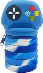 Must Team Gaming Pencil Case Made of Blue Silicone