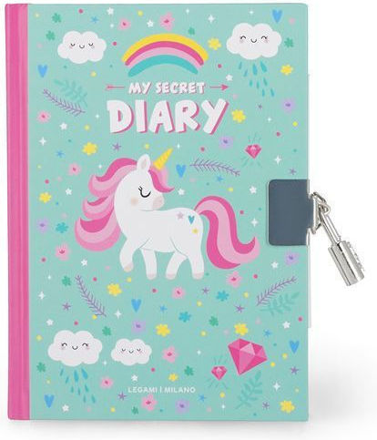 Legami Milano My Secret Diary Kid's Notebook with Padlock