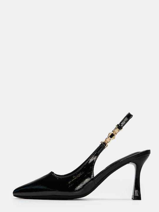 Decoro Decoro Pumps aus Schwarz Lackleder