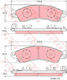 Trw Gdb1226 Brake Pad Set Disc Brake