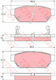 Brake Pad Set Disc Brake Trw Gdb3045