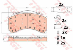 Trw Gdb5116 Brake Pad Set Disc Brake Trw Gdb5116 Brake Pad Set Disc Brake