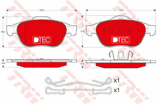 Set Plăcuțe De Frână Disc Frână Trw Gdb1468dte