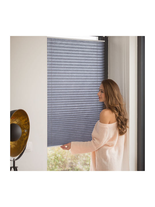 Relaxdays Rolete Geam Semi-Blackout Gri Lățime130xÎnălțime100cm 10021311_744