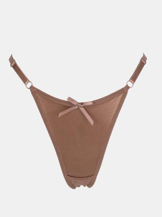 Damen-Slip Braun