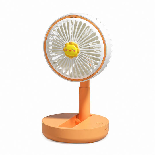 USB Ventilator Klappbar Orange CS109A-3