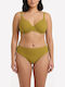 Set Bikini with Removable Padding Yellow