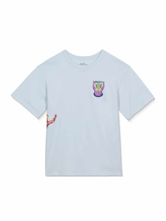 Kids T-shirt Light Blue Ben Sanair 1