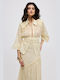 Long Sleeve Women's Shirt Beige