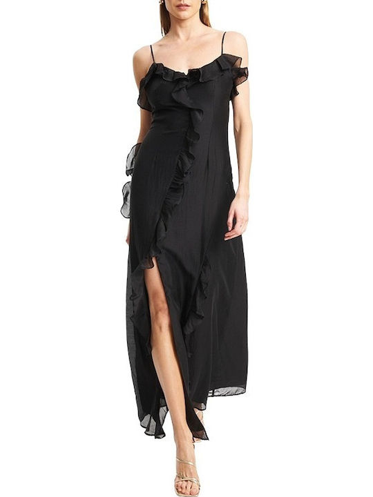 Maxi Φόρεμα για Γάμο / Βάπτιση Black