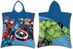 Детско Пончо Памучно Кадифено Avengers 320gsm Детско Пончо Памучно Кадифено Avengers 320gsm