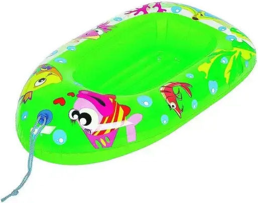 Globo Lighting Kids Inflatable Boat Green with Pump 112x70cm