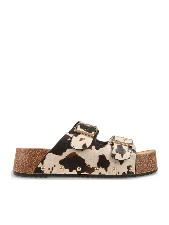 Damen Flache Sandalen Schwarz