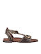Women's Flat Sandals Brown