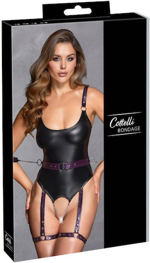 Cottelli Collection Bondage Χειροπέδες σε Μαύρο Χρώμα