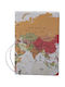 Travel World Map Θήκη Καρτών Διαβατηρίου Οεμ