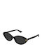 Gucci Unisex Sonnenbrillen mit Schwarzem Horn umrandetem Rahmen und Grauen Gläsern GG2110S 001
