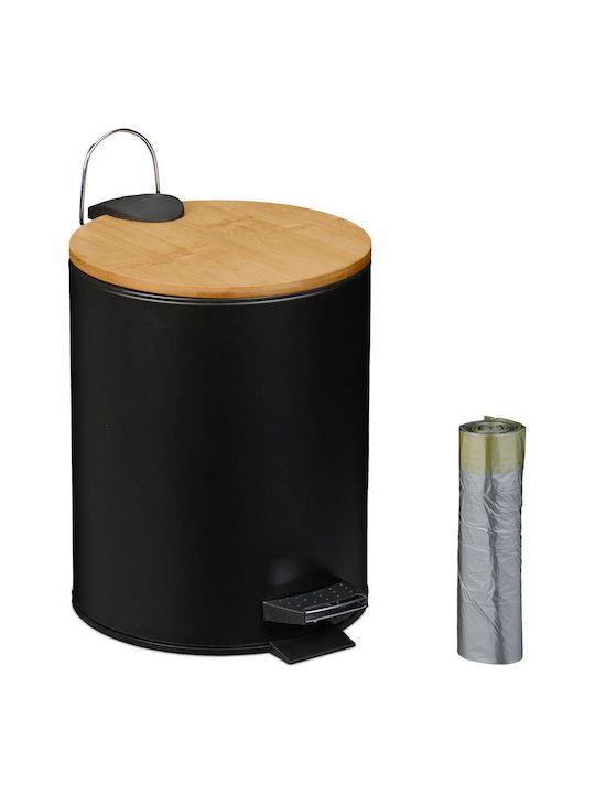 Relaxdays Bamboo Καλαθάκι Μπάνιου 5lt