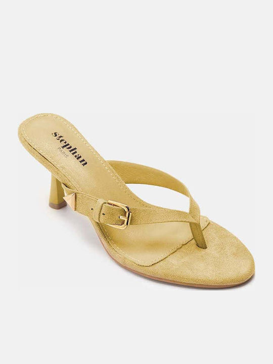 Damen Sandalen Gelbe