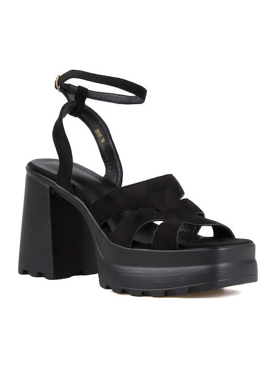 Silia D Suede Πέδιλα Μαύρα