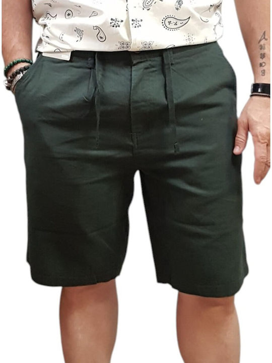 Rebase Ανδρική Βερμούδα Khaki