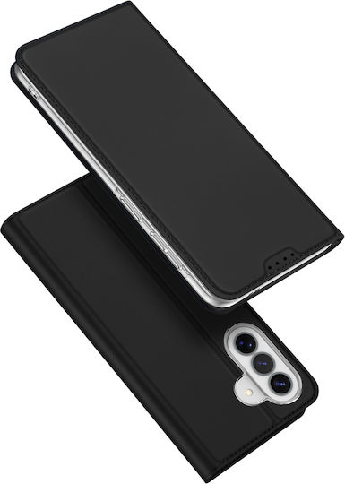 Dux Ducis Skin Book Synthetisches Leder / Silikon Schwarzes (Galaxy A37)