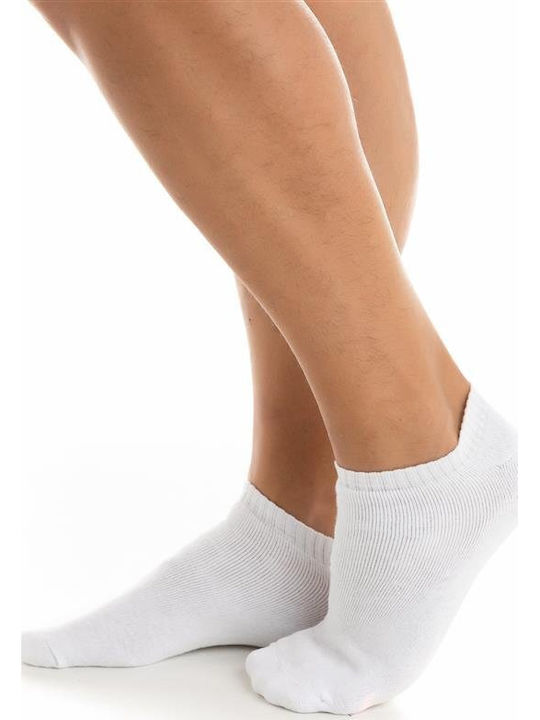 Soccus Γυναικείες Μονόχρωμες Κάλτσες Άσπρο 3Pack