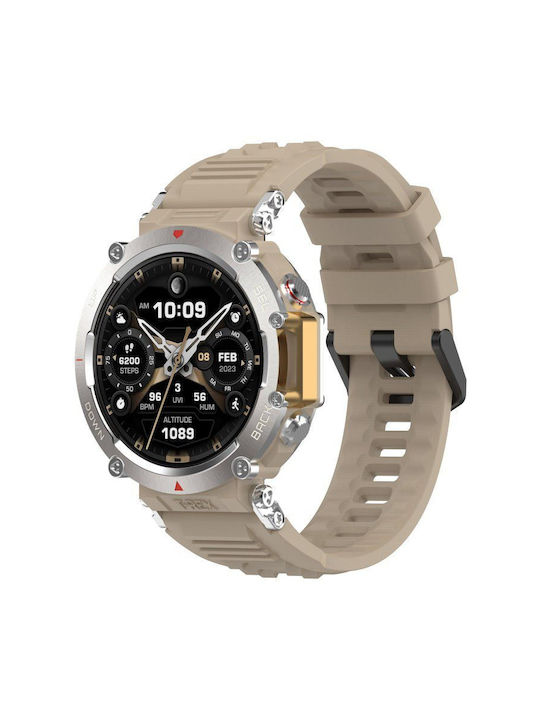 Curea Silicon Xiaomi Amazfit T-rex Ultra Bej Oem Curea Silicon Xiaomi Amazfit T-rex Ultra Bej Oem