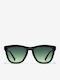 Hawkers Downtown Men's Sunglasses with Green Frame and Green Lens