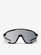 Hawkers Men's Sunglasses with Black Metallic Frame and Grey Lens