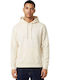Sweatshirt Hanorac cu Glugă Crem
