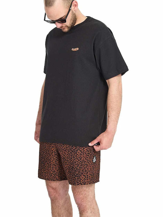 Volcom Men's Swimwear Bermuda Brown Horn