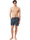 Men's Swim Shorts Black with Stripes